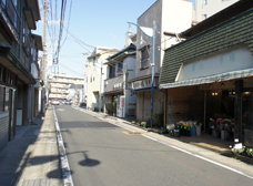 旧旭屋牛肉店前・葉山力餅屋付近